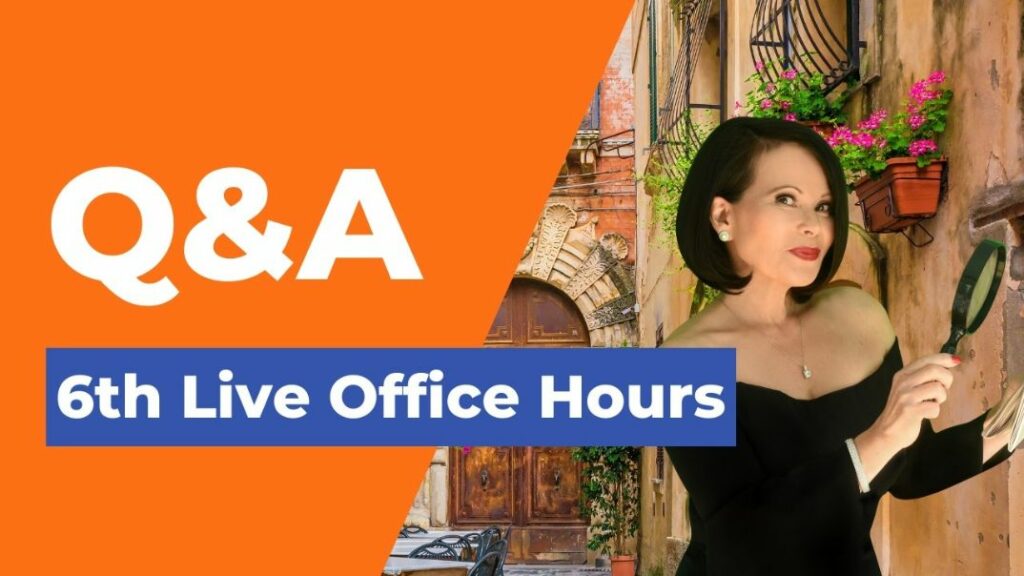 6th Live Office Hours